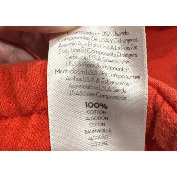 Mother Denim Women’s Size XS The Triple Running Mate Pull On Shorts Red Navy - Picture 9 of 9